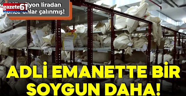 Adli emanette bir soygun daha!