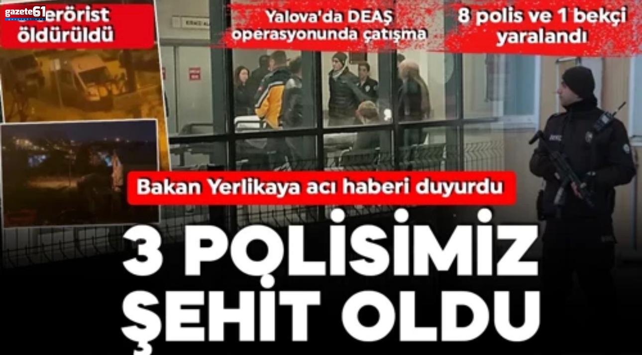 Bakan Yerlikaya acı haberi duyurdu! Şehitlerimiz var...