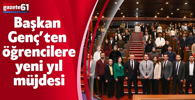 Başkan Genç’ten öğrencilere yeni yıl müjdesi