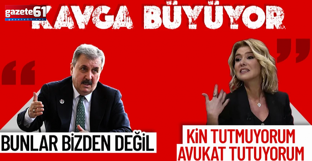 Gülben Ergen'den Mustafa Destici'ye: 'Ben kin tutmuyorum, avukat tutuyorum'