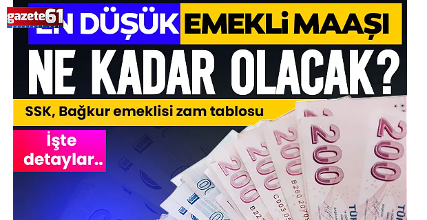 2026 emekli zammı için yeni hesap: SSK Bağ-Kur emekli maaşı ne kadar olacak?