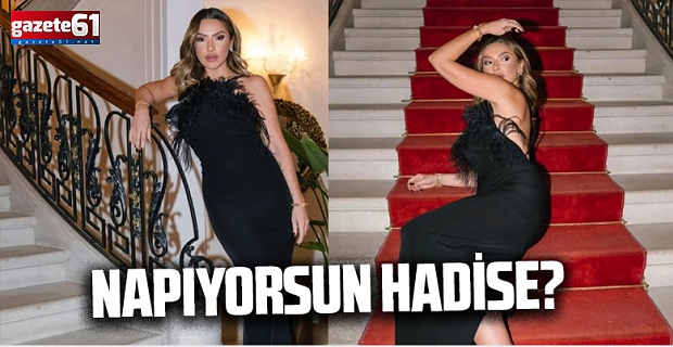 Hadise’nin Merdiven Pozları Sosyal Medyayı Salladı