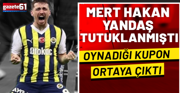 İddia oynadığı maçların kupon görüntüsü ortaya çıktı