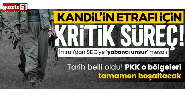 Kandil’in etrafı için kritik süreç! Tarih belli oldu! PKK o bölgeleri tamamen boşaltacak