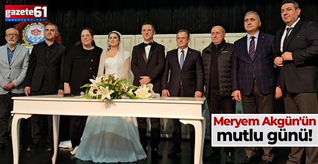 Meryem Akgün'ün mutlu günü!