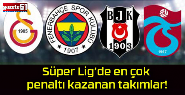 Süper Lig'de en çok penaltı kazanan takımlar belli oldu! İşte zirvenin sahibi...