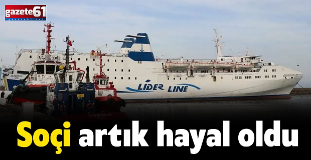 Trabzon-Soçi hattı hüsrana döndü: Resmen kapatıldı