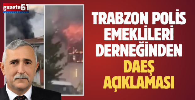 Trabzon Polis Emeklileri Derneğinden Uyarı Geldi
