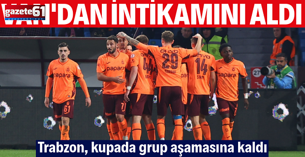 Trabzonspor, Türkiye Kupası'nda gruplara kaldı!