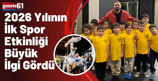 Trabzon'da 2026 Yılının İlk Spor Etkinliği Büyük İlgi Gördü