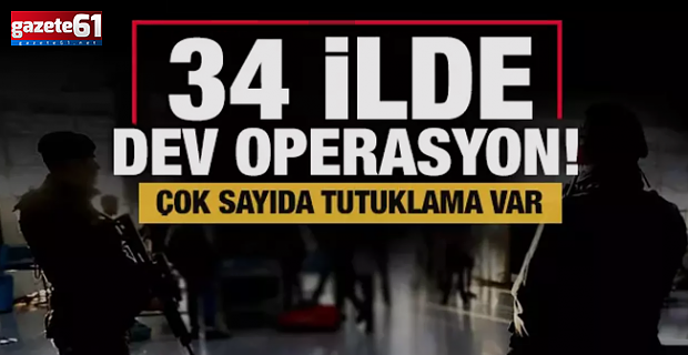 34 ilde FETÖ operasyonu: 77 şüpheli yakalandı