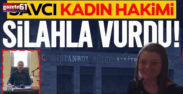 Anadolu Adliyesi'nde korku dolu anlar! Savcı, kadın hakimi silahla vurdu