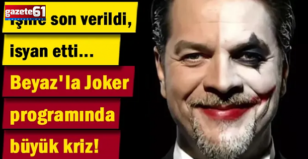 Beyaz'la Joker tutmadı kriz çıktı! İşine son verildi