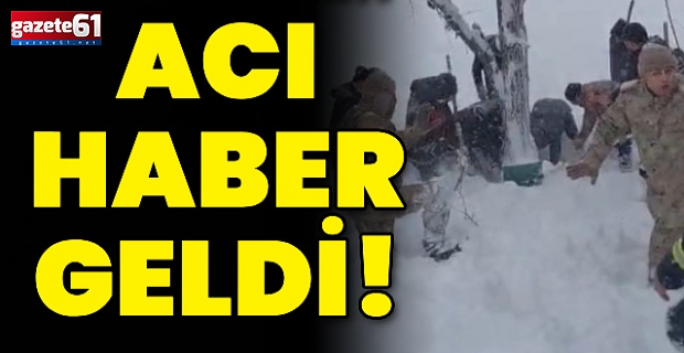 Çığ altında kalan kadın yaşamını yitirdi!