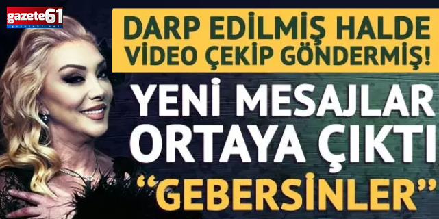 Darp edilmiş halde video çekip göndermiş!