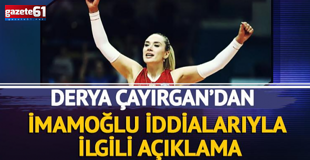Derya Çayırgan'dan hakkındaki iddialarla ilgili açıklama "Hukuki süreç başlatıldı"