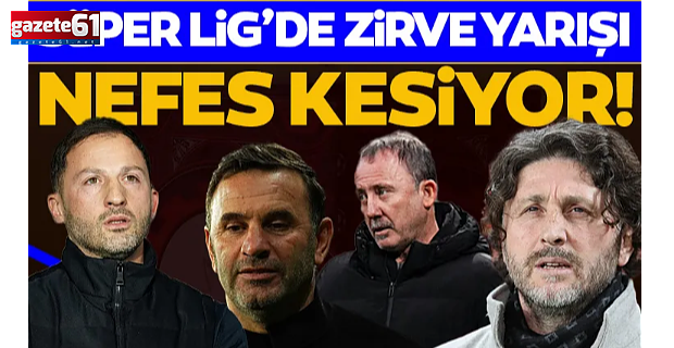 Süper Lig güncel puan durumu!