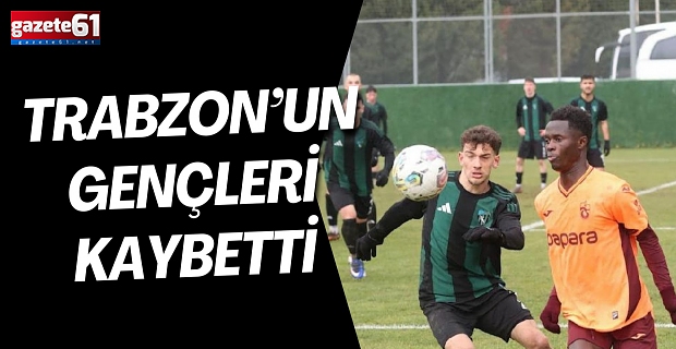 Trabzon'un Gençleri Kaybetti