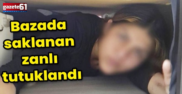 Hırsızlık zanlısı bazanın altında yakalandı!