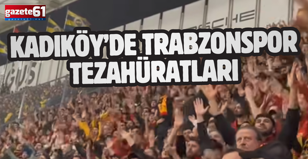 Kadıköy'de Trabzonspor sesleri...