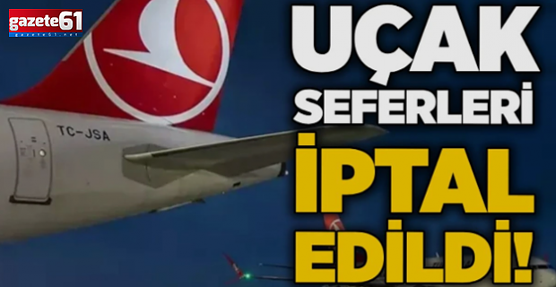 Karadeniz uçuşları iptal edildi: Resmi açıklama geldi