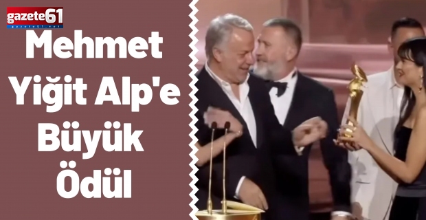 Mehmet Yiğit Alp'e Büyük Ödül