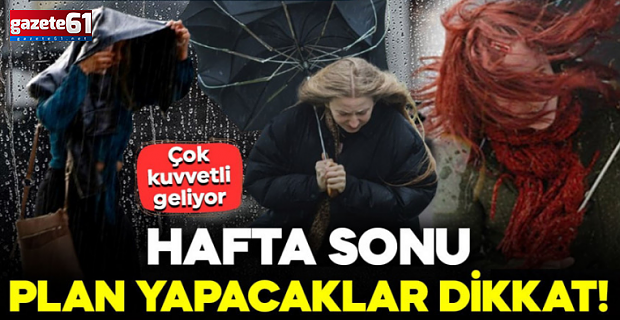 Meteoroloji'den 22 ile sarı kodlu uyarı!