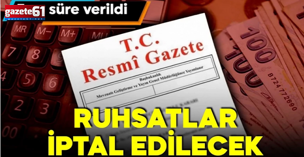 Ruhsatsız faaliyete son! 5 ay süre verildi!