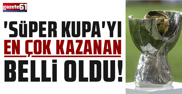 Süper Kupa'yı en çok kazanan takım hangisi?