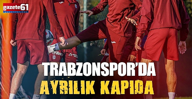 Trabzonspor’da bir ayrılık hazırlığı daha: Valizi topluyor... 
