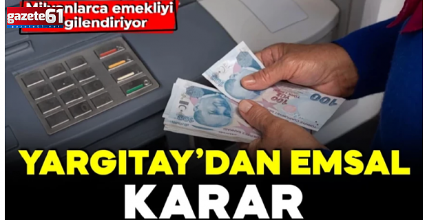 Yargıtay’dan emekli maaşına haciz için kritik emsal karar