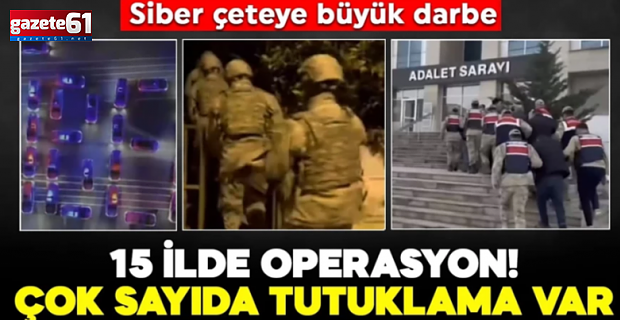 15 ilde siber dolandırıcılık operasyonu: 58 tutuklama