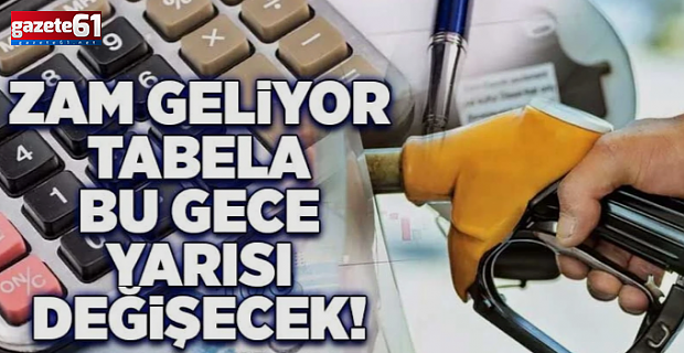 Akaryakıta zam geliyor! Bu gece yarısından itibaren geçerli olacak