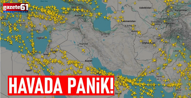 Havada panik... Uçuşlar iptal edildi