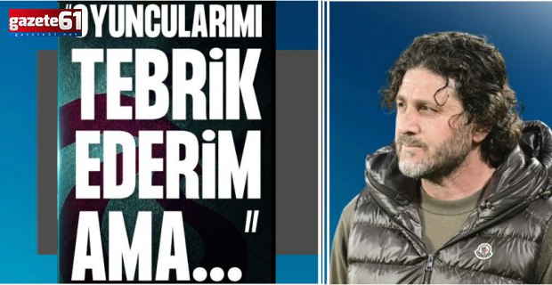 Fatih Tekke'den maç sonrası öz eleştiri!