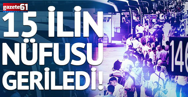 Türkiye'de en çok göç veren şehirler belli oldu