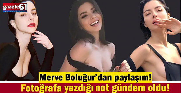 Fotoğrafa yazdığı mesaj gündem oldu!