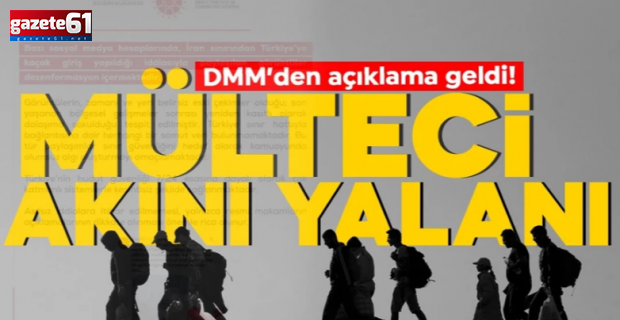 'İran sınırından Türkiye'ye kaçak giriş' iddiasına yanıt