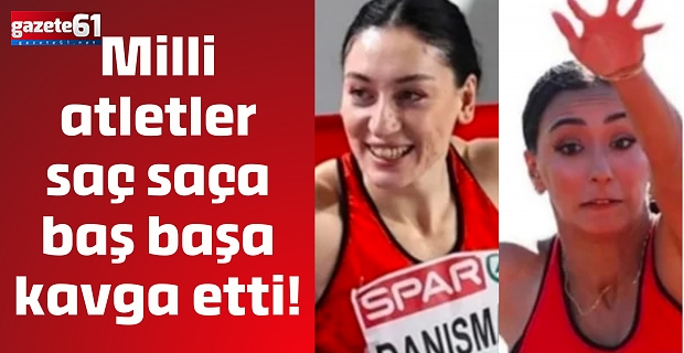 Milli atletler saç saça baş başa kavga etti!