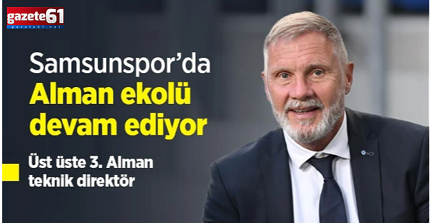 Samsunspor'un yeni teknik direktörü belli oldu
