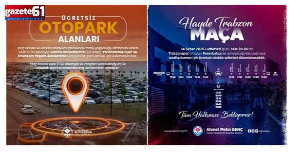 Stada gidecekler dikkat! Alanlar belirlendi