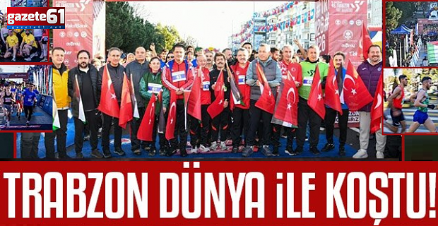 Trabzon dünya ile koştu! 46. Uluslararası Trabzon Yarı Maratonu rekor katılımla tamamlandı