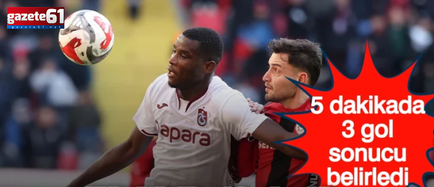 Trabzon Antep'te Kazandı...