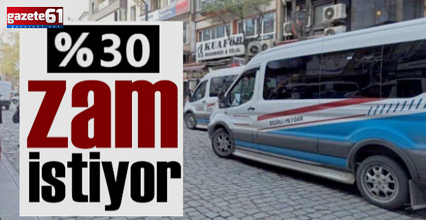 Trabzon’da şoför esnafının istediği zam ortaya çıktı!