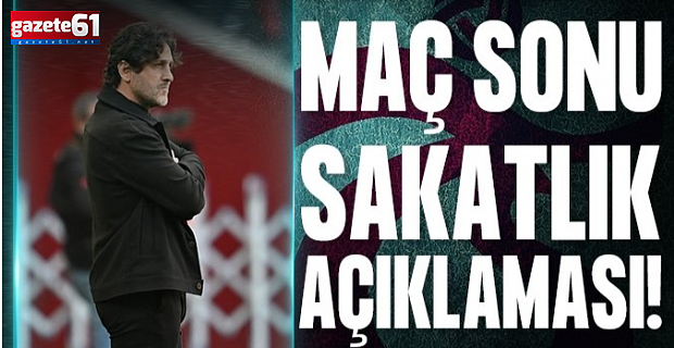 Trabzonspor'da Fatih Tekke'den maç sonu Folcarelli açıklaması!