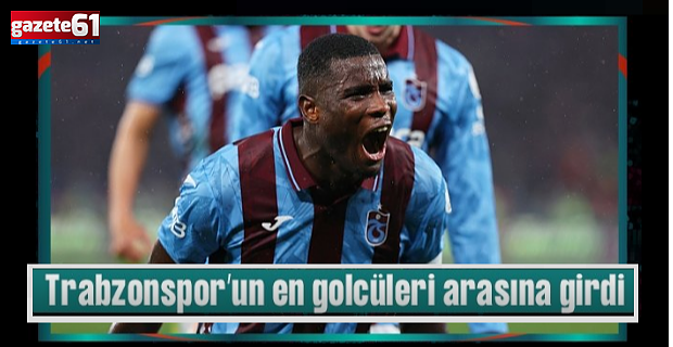 Trabzonspor'da Onuachu tarihe geçiyor!