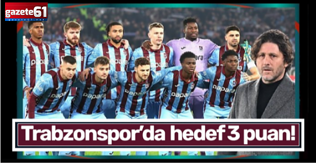  Trabzonspor'da tek hedef 3 puan! İşte Fatih Tekke'nin Fatih Karagümrük maçı 11'i