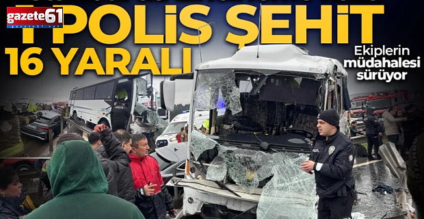 1 polis şehit oldu, 16 polis yaralandı!