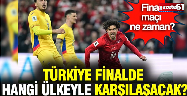 A Milli Takım'ın Dünya Kupası play-off finalinde rakibi kim?