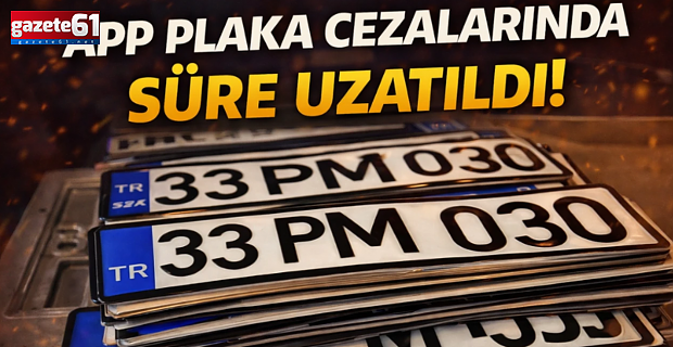 APP plaka cezaları ile ilgili yeni karar: Süre uzatıldı